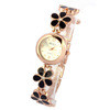 Gold Daisies Flower Rose Bracelet Wrist Watch for Women IMY66