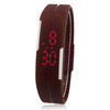 Candy Color Ultra Thin Men Women s Silicone Digital LED s Bracelet Wrist Watch IMY66