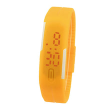 Candy Color Ultra Thin Men Women s Silicone Digital LED s Bracelet Wrist Watch IMY66