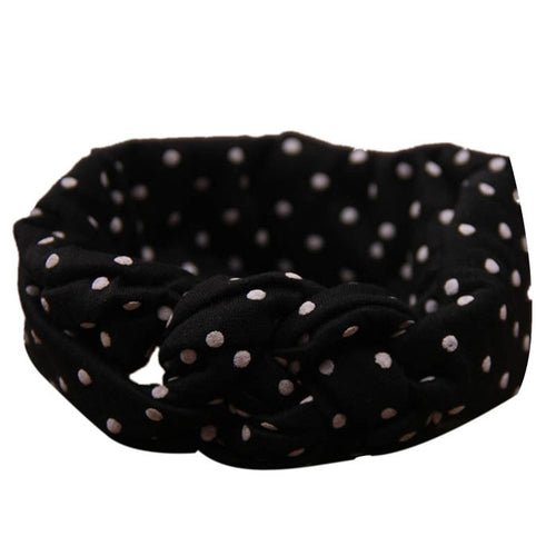 Baby Girls Infant Kids Toddler Wide Dot Cross Hairband Turban Knitted Knot twisted Headband Headwear Hair Bands Accessories IMY66