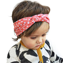 Baby Girls Infant Kids Toddler Wide Dot Cross Hairband Turban Knitted Knot twisted Headband Headwear Hair Bands Accessories IMY66