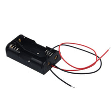 AA Power Battery Storage Case Plastic Box Holder Leads With 4 Slots Battery Pack Power Supply Charger Adapter IMY66