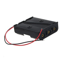 AA Power Battery Storage Case Plastic Box Holder Leads With 4 Slots Battery Pack Power Supply Charger Adapter IMY66