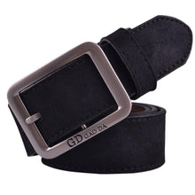 Boys Mens Casual Waistband Leather Metal Pin Buckle Belt Male cinto masculino Suede Leather Waist Belts Waistband IMY66