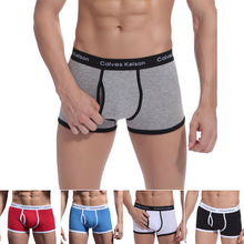 Calves Kelson Men Cotton Comfortable Underwear Trunk Boxer Shorts Bulge Pouch Panties calzoncillos hombre slips Underpant IMY66