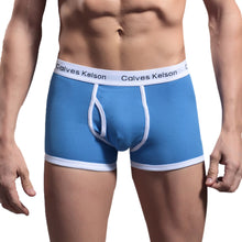 Calves Kelson Men Cotton Comfortable Underwear Trunk Boxer Shorts Bulge Pouch Panties calzoncillos hombre slips Underpant IMY66