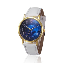 Casual Dress Watches For Women Men Retro PU Leather Band Print Alloy Quartz Wrist Watch relogios masculino feminino IMY66