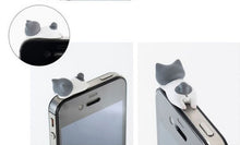 Cute 6pcs Cheese Cat 3.5mm Anti Dust Earphone Jack Plug Stopper Dirt-resistant Cartoon Dust Plug Cap For iphone IMY66