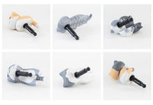 Cute 6pcs Cheese Cat 3.5mm Anti Dust Earphone Jack Plug Stopper Dirt-resistant Cartoon Dust Plug Cap For iphone IMY66