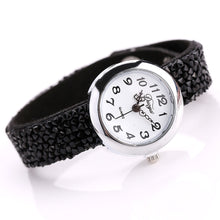 Duoya Watches Women Crystal Bracelet Quartz Wristwatch Rhinestone Ladies Dress Watches relogio feminino IMY66