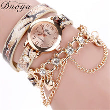 Duoya Dress Watches Luxury Heart Pendant Women Watches Women Bracelet Watch Women Wristwatches Relogio feminino IMY66