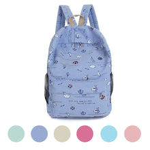 Cartoon Printing Women Canvas Backpack Schoolbag IMY66