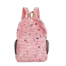 Cartoon Printing Women Canvas Backpack Schoolbag IMY66