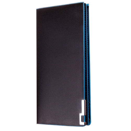 Leather Business Style Men's Long Wallet Clutch Purse 4 Colors IMY66