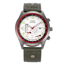 Watches Men's Leather Stainless Steel Analog Quartz Date Wrist Watch Waterproof Male Relogio Clock Military Brand IMY66