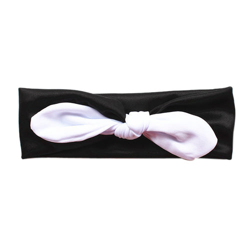 Lovely Baby Kids Girls Infant Rabbit Bow Ear Hairband Headband Turban Knot Head Wraps For Baby Girls IMY66