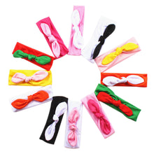 Lovely Baby Kids Girls Infant Rabbit Bow Ear Hairband Headband Turban Knot Head Wraps For Baby Girls IMY66