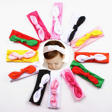 Lovely Baby Kids Girls Infant Rabbit Bow Ear Hairband Headband Turban Knot Head Wraps For Baby Girls IMY66
