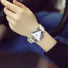 Couple Lover's Watches Unique Hollowed-out Triangular Dial Watch Women Men Dress Watch relogio masculino IMY66