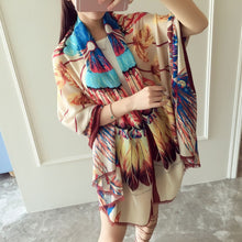 190*95cm Scarves For Women Totem Triabl Feather Printed Soft Long Wraps Shawl Scarves, Shawls, Stoles IMY66