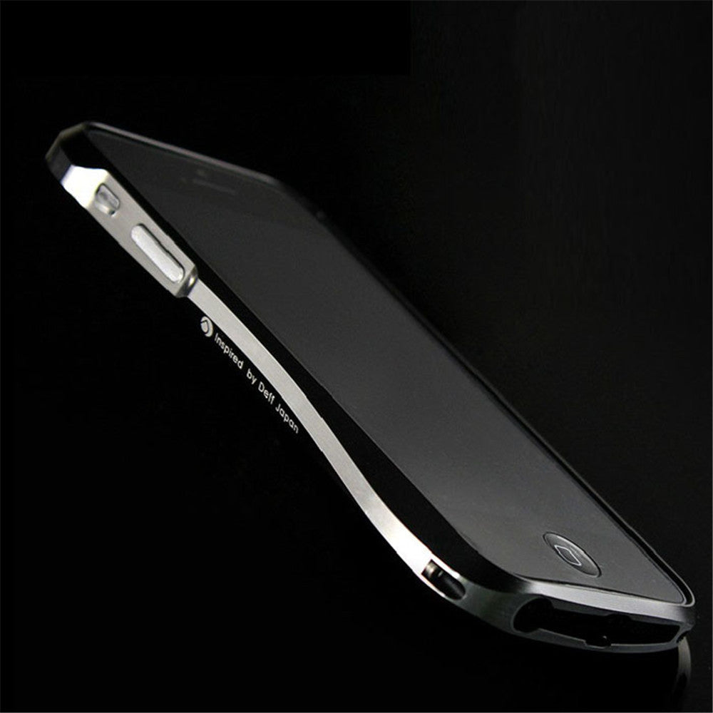 Luxury Double Color Metal Aluminum Frame Bumper Shell Back Case Cover For iPhone 5S IMY66