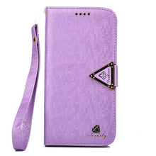 Luxury Leather Flip Stand Wallet Cover For Samsung Galaxy S6 Edge Foldable Protective Case MOBILE PHONE BAG IMY66