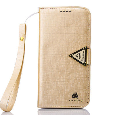 Luxury Leather Flip Stand Wallet Cover For Samsung Galaxy S6 Edge Foldable Protective Case MOBILE PHONE BAG IMY66