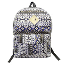 2 Colors Women Canvas Rucksack Ethnic Style Travel Backpack School Book Shoulder Bag For Girls IMY66