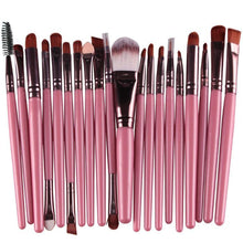 20 pcs Professional Cosmetic Makeup Brush Set tools Make-up Toiletry Kit Wool Make Up Brush Set Kit Beauty Tool 6 Colors IMY66