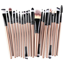 20 pcs Professional Cosmetic Makeup Brush Set tools Make-up Toiletry Kit Wool Make Up Brush Set Kit Beauty Tool 6 Colors IMY66