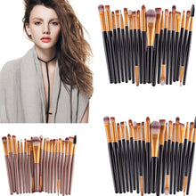 20 pcs Professional Cosmetic Makeup Brush Set tools Make-up Toiletry Kit Wool Make Up Brush Set Kit Beauty Tool 6 Colors IMY66