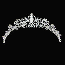 Wedding Bridal Austrian Crystal Hair Accessory Tiara Crown Silver IMY66