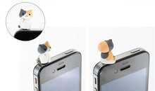 Cute Cheese Cat 3.5mm Anti Dust Plug for Cell Phone IMY66