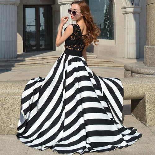 Sexy Women Casual Cothing Long Maxi Party Befon Dress Vestidos  IMY66