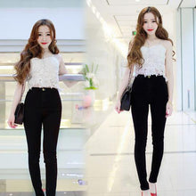 Cool Sexy Lady Crop Tank Top Lace Blouse Sexy Party Evening Sleeveless Vest IMY66