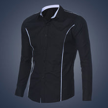 Brand-Clothing Mens Luxury Long Sleeve Casual Slim Fit Stylish Dress Shirts chemise homme Plus Size XXL IMY66