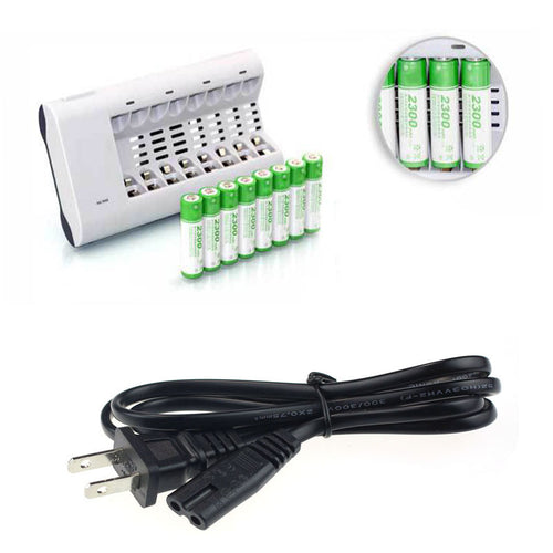 For 8 AA/AAA Ni-MH Ni-Cd Rechargeable Battery Automatic Power Charger IMY66