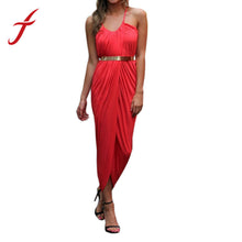 Sexy Women Strap Long Dress Plus Size XLBeach Boho Maxi Casual Sundress Dress Vestidos IMY66