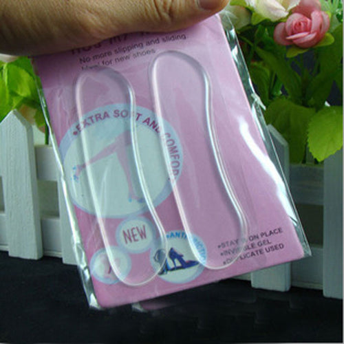 Silicone Gel Heel Cushion protector Foot feet Care Shoe Insert Pad Insole IMY66