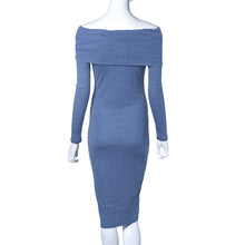 Dress For Women Long Sleeve Sexy Off Shoulder Sheath Bodycon Bandage Party Knee Dress vestido femininos IMY66