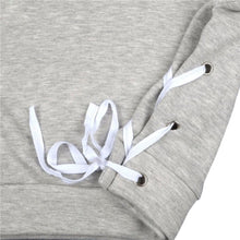 Tee Shirts Tracksuit Hoodie Women Sweatshirt Side Cross Long Sleeve Short Pullovers Sueter tee shirt femme IMY66
