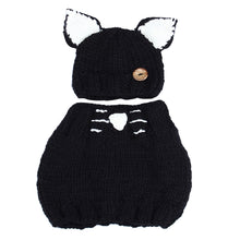 Baby Hats&Caps Cat Ear Shaped Kids Bomber Hats Beanie Shawl Children Hats Handmade Knitted Baby Accessories IMY66