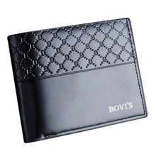 Men PU Leather Card Cash Receipt Organizer Bifold Wallet Purse With Card Holders Money bag for male IMY66