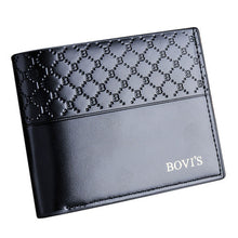 Men PU Leather Card Cash Receipt Organizer Bifold Wallet Purse With Card Holders Money bag for male IMY66