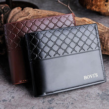 Men PU Leather Card Cash Receipt Organizer Bifold Wallet Purse With Card Holders Money bag for male IMY66