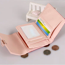 Casual Women Short Wallets Lady Credit ID Cards Holder Flower Purse Luxury Designer Handbag Fresh Stye Small Bags IMY66