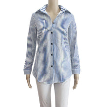 Clothes For Women Casual Striped Long Sleeve Loose Tops Office Shirt Blouse blusas chemise femme IMY66