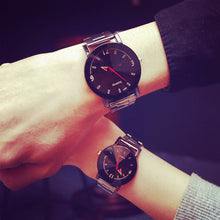 Couple Lover Watches Women Men Stainless Steel Quartz Wrist Watch Relogio Masculino Relogios Femininos IMY66