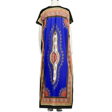 Traditional African Print Dashiki Nice Neck Embroidered African Dresses for Women vestidos femininos IMY66
