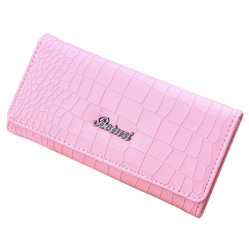 Designer Women Long Wallet Alligator PU Leather Purse Card Holders Cluth Bag Carteira Feminina IMY66